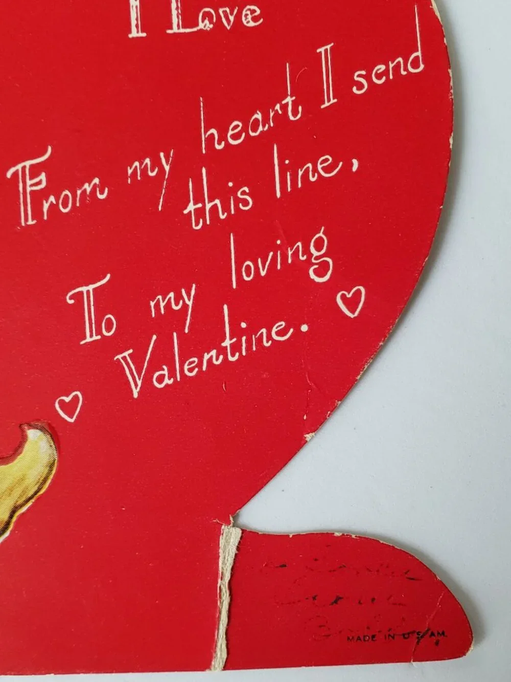 Antique Valentine circa 1930